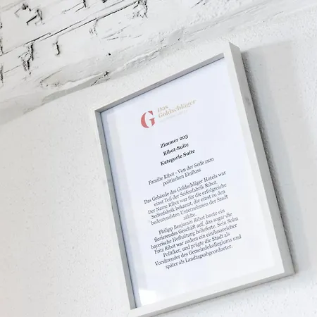 Hotel Goldschlaeger Boutique Schwabach